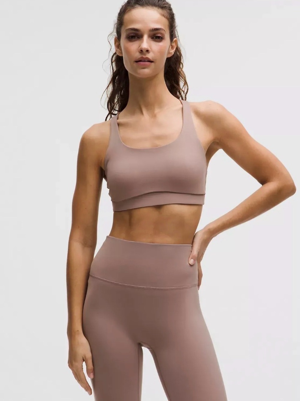Lululemon Energy Sports Bra NWT Medium Support XS-Cups B-D Ashen Rose